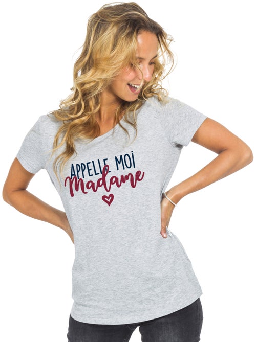 T-shirt Femme - APPELLE MOI MADAME - Kiabi