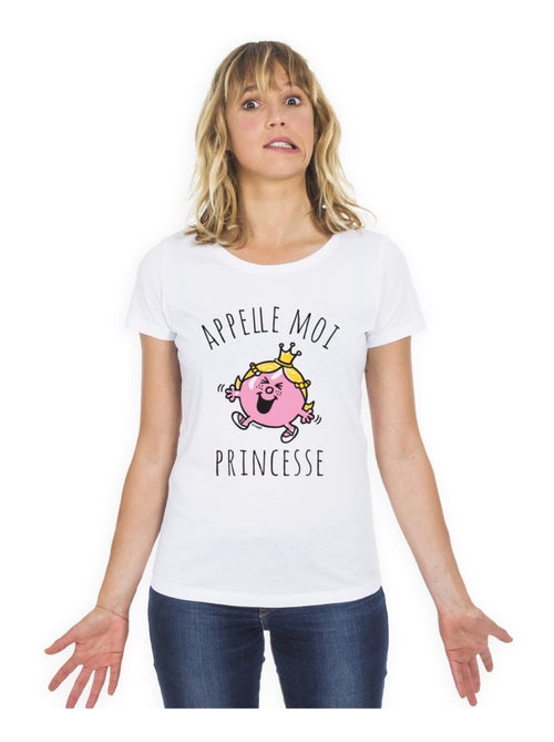 T-shirt Femme - APPELLE MOI PRINCESSE - Kiabi