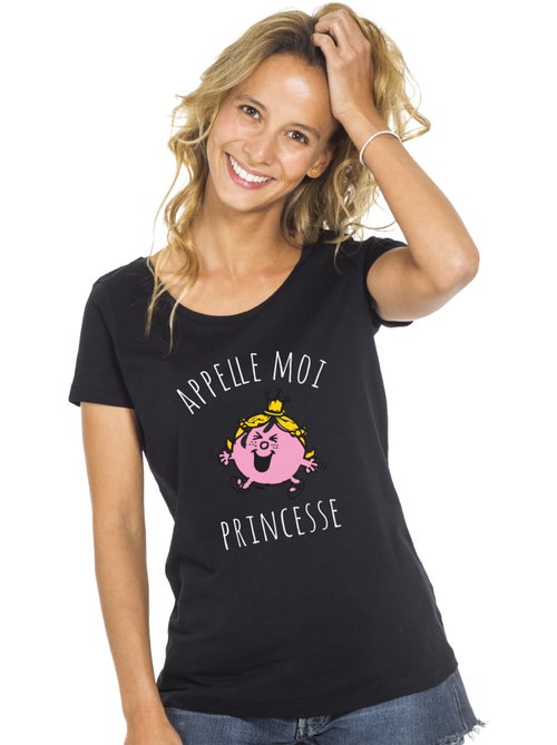 T-shirt Femme - APPELLE MOI PRINCESSE - Kiabi