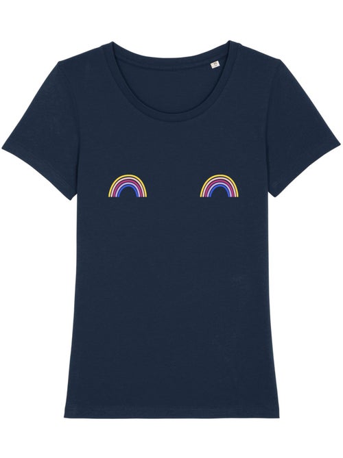 T-shirt Femme - ARC EN CIEL - Kiabi