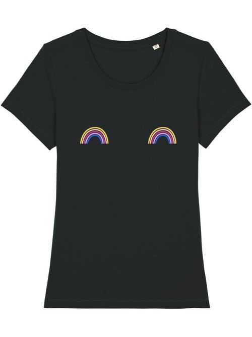 T-shirt Femme - ARC EN CIEL - Kiabi