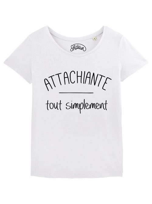 T-shirt Femme - ATTACHIANTE TOUT SIMPLEMENT - Kiabi