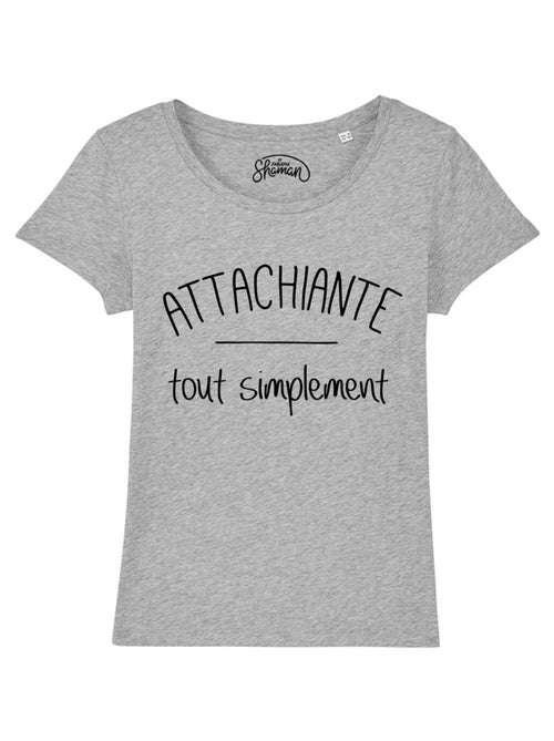 T-shirt Femme - ATTACHIANTE TOUT SIMPLEMENT - Kiabi
