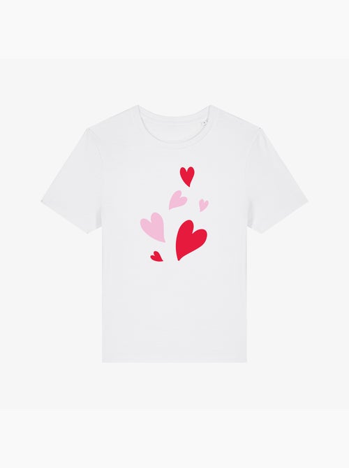 T-shirt Femme - BACK MANY HEARTS - Kiabi