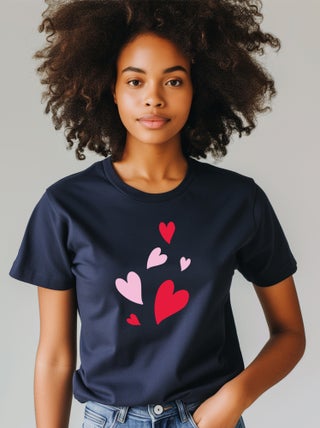 T-shirt Femme - BACK MANY HEARTS