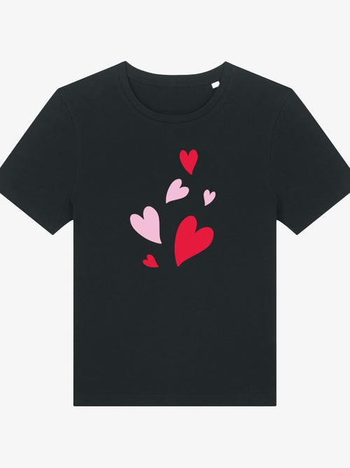 T-shirt Femme - BACK MANY HEARTS - Kiabi