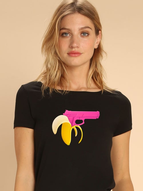 T-shirt Femme - BANANA GUN - Kiabi
