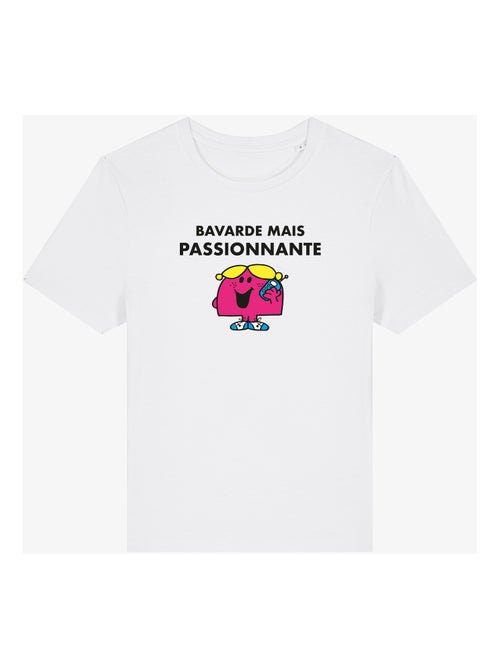 T-shirt Femme - BAVARDE MAIS PASSIONNANTE - Kiabi