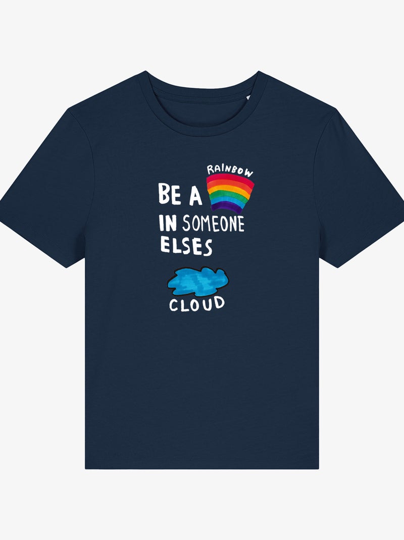 T-shirt Femme - BE A RAINBOW Bleu marine - Kiabi