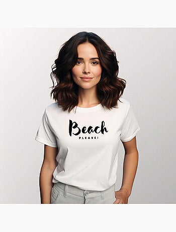 T-shirt femme - beach please