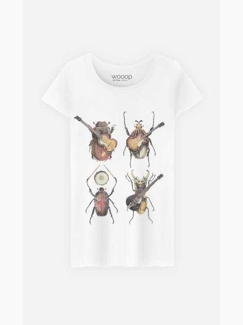 T-shirt Femme - BEETLES - Kiabi