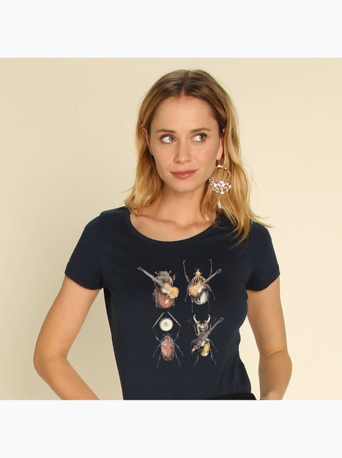 T-shirt Femme - BEETLES - Kiabi