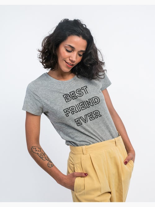 T-shirt Femme - BEST FRIEND EVER - Kiabi