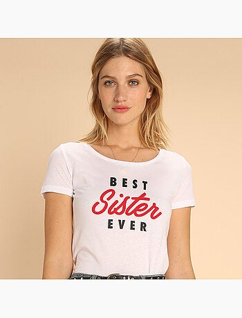 T-shirt Femme - BEST SISTER EVER