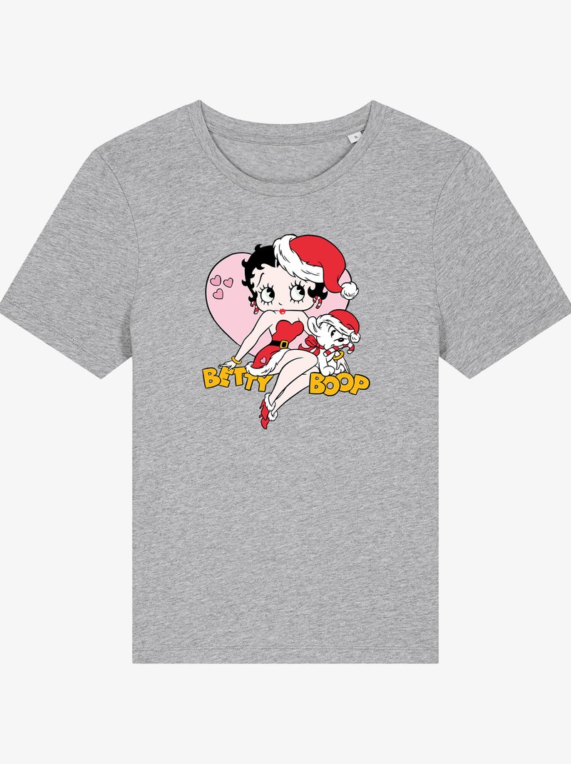 T-shirt Femme - BETTY BOOP 1 Gris chiné - Kiabi