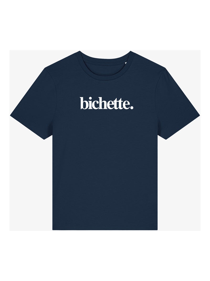 T-shirt Femme - BICHETTE Bleu marine - Kiabi