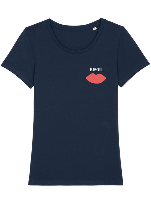 T-shirt Femme - BISOU - Kiabi