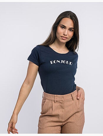 T-shirt Femme - BONJOUR