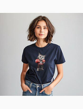 T-shirt Femme - BOXING CAT