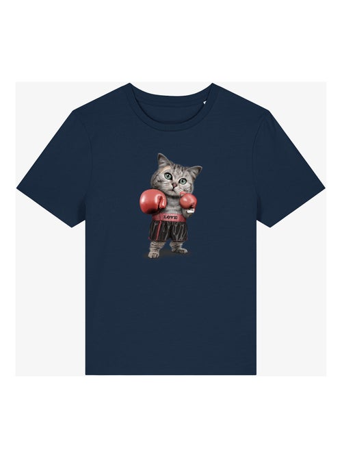 T-shirt Femme - BOXING CAT - Kiabi