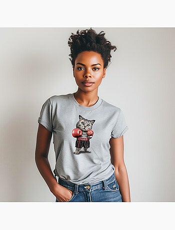 T-shirt Femme - BOXING CAT