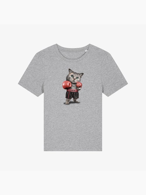 T-shirt Femme - BOXING CAT - Kiabi