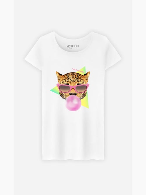 T-shirt Femme - BUBBLE GUM LEO - Kiabi