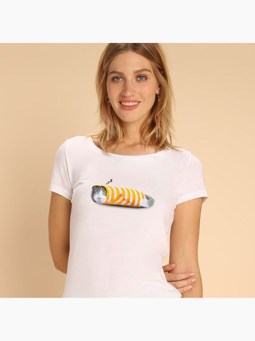 T-shirt Femme - CAT IN THE PAPER - Kiabi