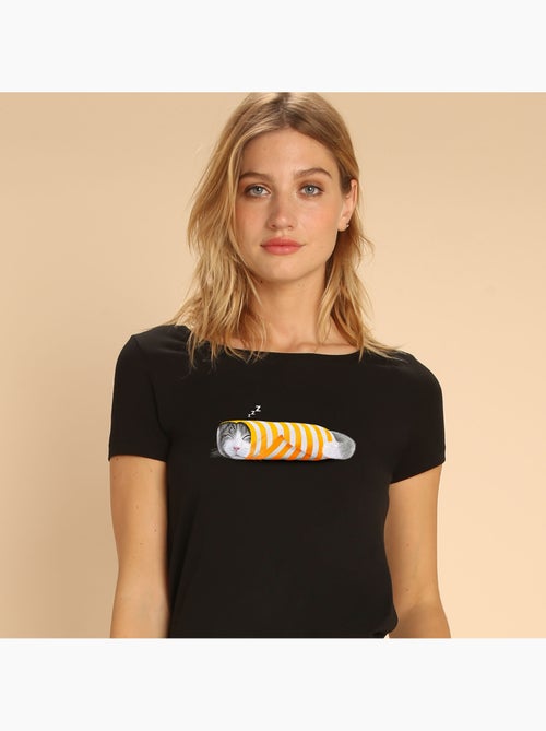 T-shirt Femme - CAT IN THE PAPER - Kiabi