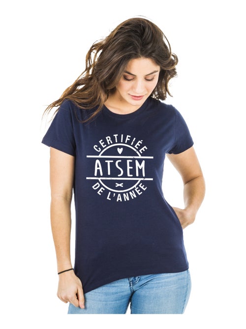 T-shirt Femme - CERTIFIÉE ATSEM DE L'ANNÉE - Kiabi