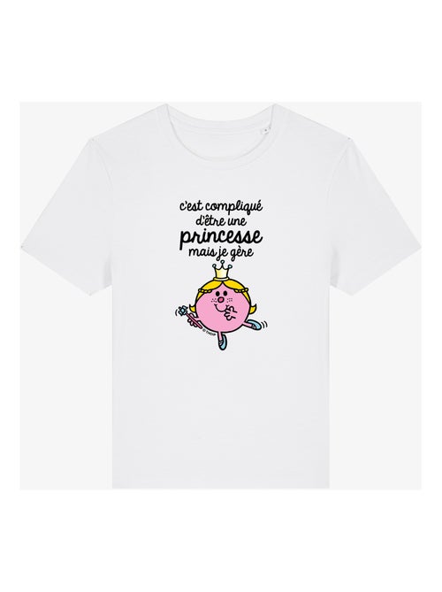 T-shirt Femme - C'EST COMPLIQUÉ D'ÊTRE UNE PRINCESSE - Kiabi