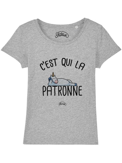 T-shirt Femme - C'EST QUI LA PATRONNE - Kiabi