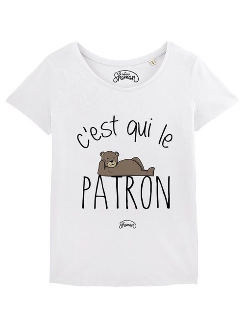 T-shirt Femme - C'EST QUI LE PATRON - Kiabi