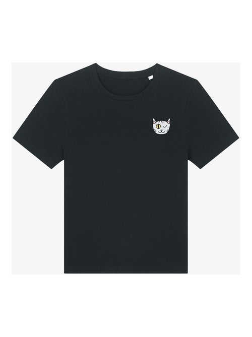 T-shirt Femme - CHAT CLIN DOEIL CŒUR - Kiabi