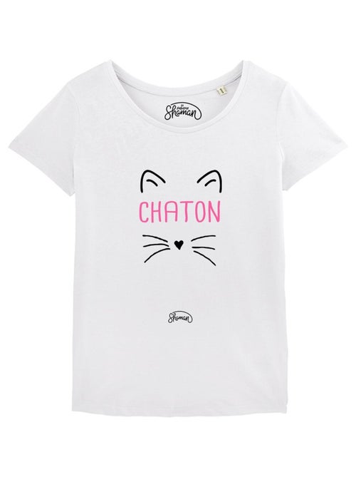 T-shirt Femme - CHATON - Kiabi