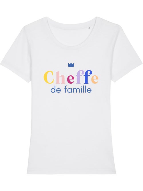 T-shirt Femme - CHEFFE DE FAMILLE - Kiabi