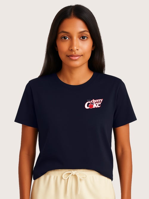 T-shirt Femme - CHERRY COKE CŒUR - Kiabi