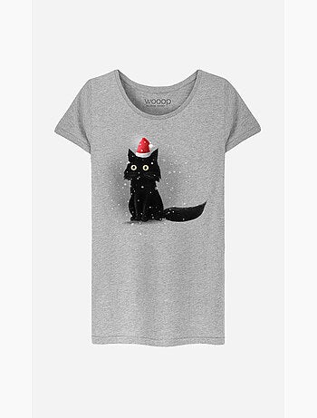 T-shirt Femme - CHRISTMAS CAT