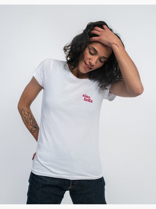 T-shirt Femme - CIAO BELLA CŒUR - Kiabi