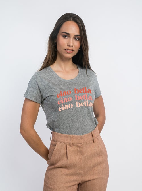 T-shirt Femme - CIAO BELLA - Kiabi