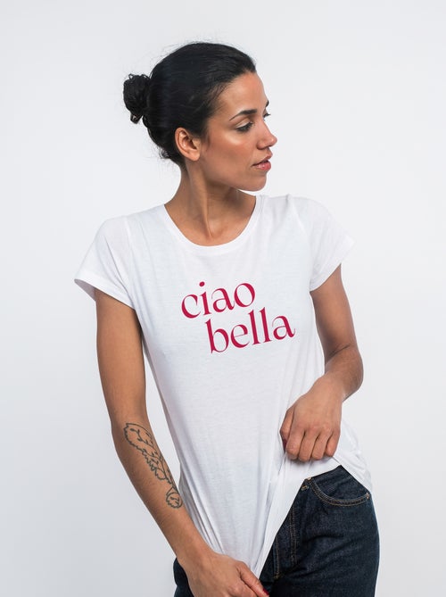 T-shirt Femme - CIAO BELLA MPT - Kiabi