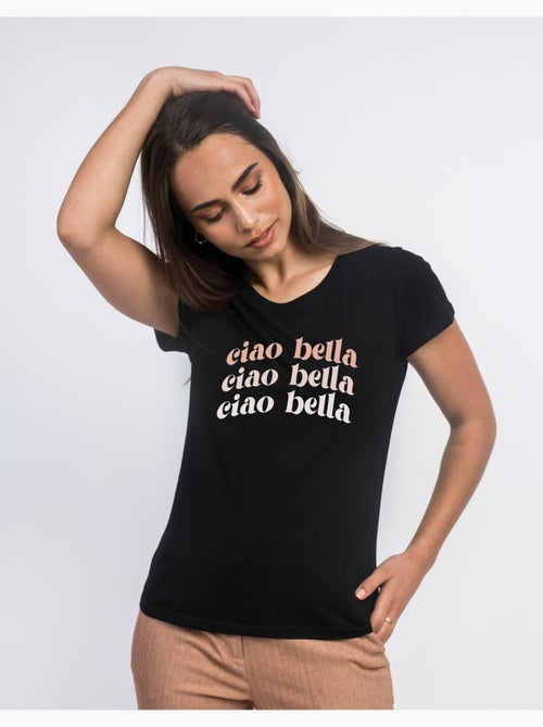 T-shirt Femme - CIAO BELLA - Kiabi
