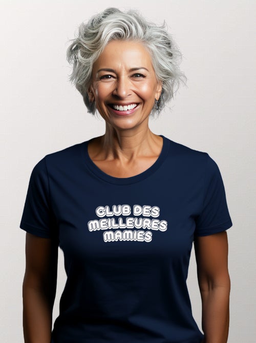 T-shirt Femme - CLUB DES MEILLEURES MAMIES - Kiabi