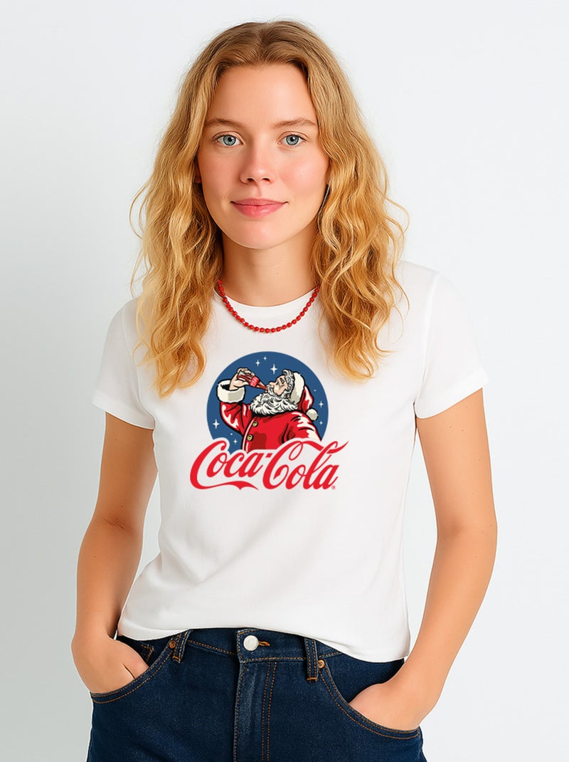 T-shirt Femme - COCA COLA 3 Blanc - Kiabi