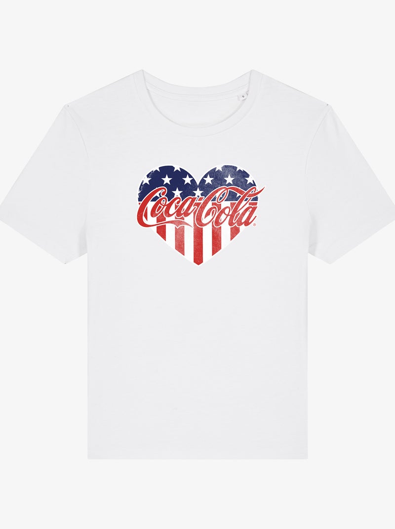T-shirt Femme - COCA COLA 5 Blanc - Kiabi