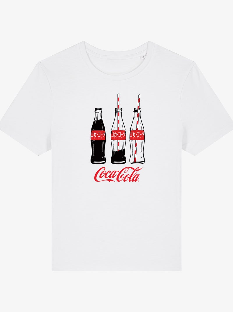 T-shirt Femme - COCA JAP Blanc - Kiabi