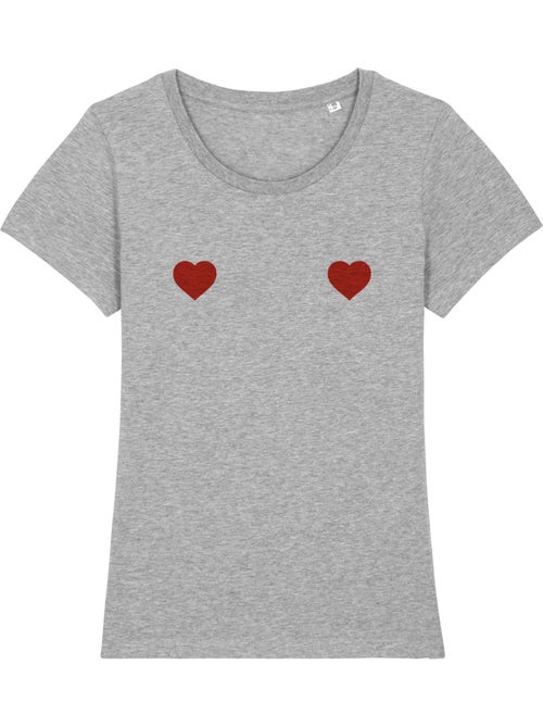 T-shirt Femme - COEURBOOBS - Kiabi