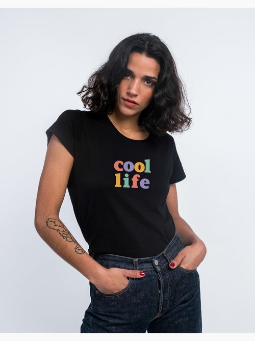 T-shirt Femme - COOL LIFE - Kiabi