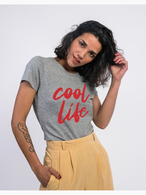 T-shirt Femme - COOL LIFE WAF - Kiabi