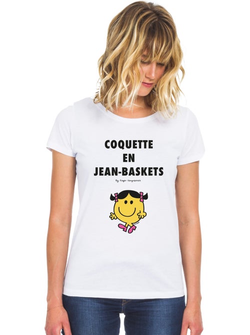 T-shirt Femme - COQUETTE EN JEAN BASKET 2 - Kiabi